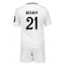 Real Madrid Brahim Diaz #21 Hjemmedraktsett Barn 2024-25 Korte ermer (+ Korte bukser)